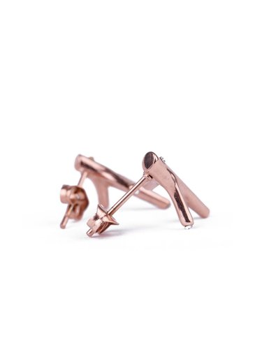 Vuch náušnice Twiggy Rose Gold