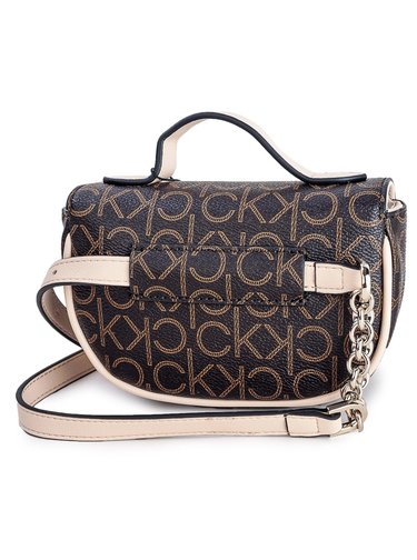 Calvin Klein hnědá ledvinka Saddle Balt Bag