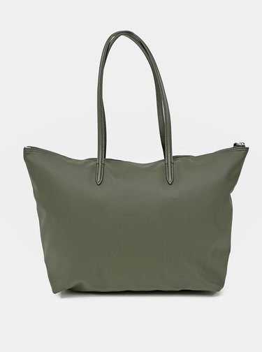 Zelený shopper Lacoste