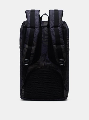 Černý vzorovaný batoh Herschel Supply