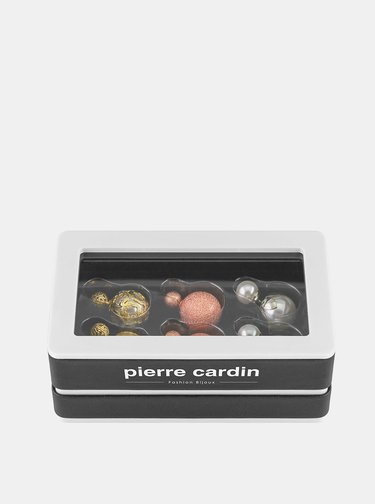 Sada tří párů dámských náušnic Pierre Cardin