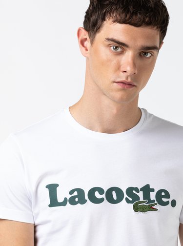 Bílé pánské tričko Lacoste