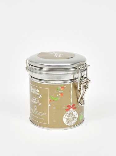 Dárková dóza s čaji ve stříbrné barvě English Tea Shop