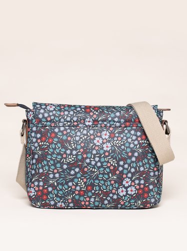 Šedá květovaná crossbody kabelka Brakeburn