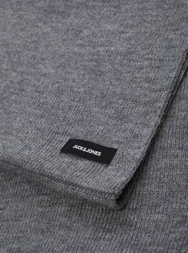 Šedá šála Jack & Jones
