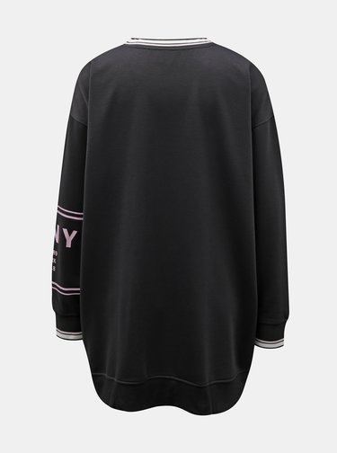 Černá dlouhá mikina DKNY