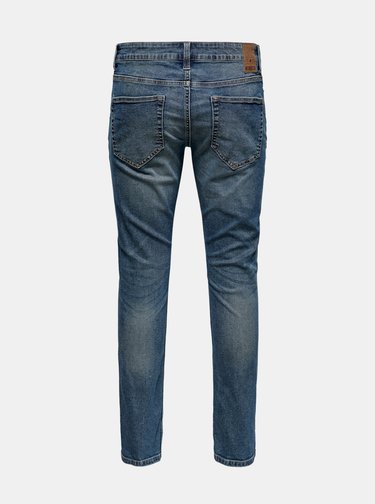 Modré slim fit džíny ONLY & SONS Loom