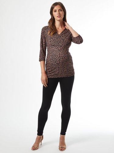Černé těhotenské legíny Dorothy Perkins Maternity