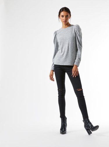Šedý lehký svetr Dorothy Perkins