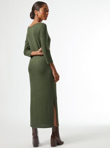 Zelené midišaty Dorothy Perkins Petite
