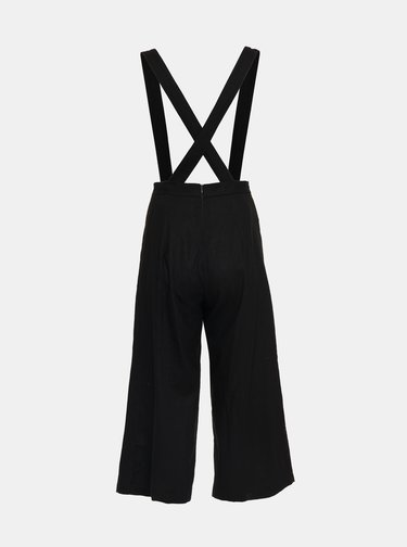 Čierne dámske culottes nohavice Bohemian Tailors