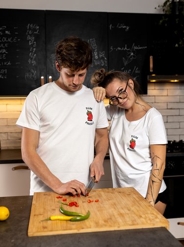 Biele pánske tričko ZOOT Original Chilli paprička