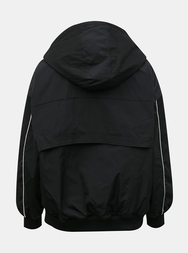 Čierny dámsky anorak s kapucou Converse