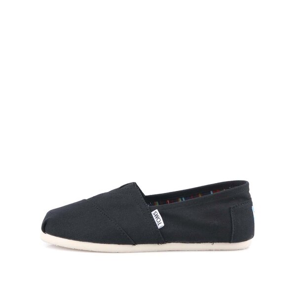 Mocasini bărbătești Classic Canvas negri de la TOMS