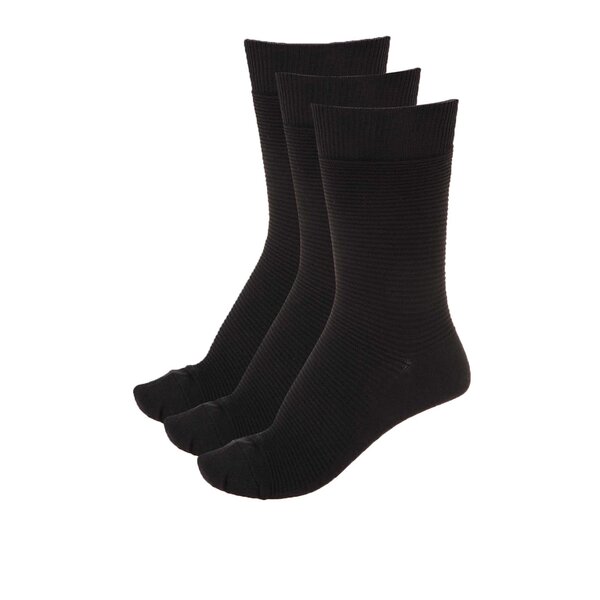 Set de 3 perechi de sosete negre - Jack & Jones Fipo