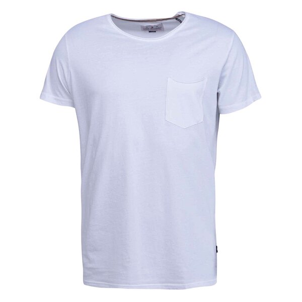 Tricou basic alb din bumbac - Shine Original Andy