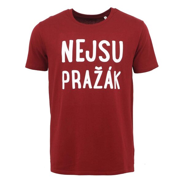 Tricou bărbătesc vișiniu ZOOT Original “Im not from Prague”