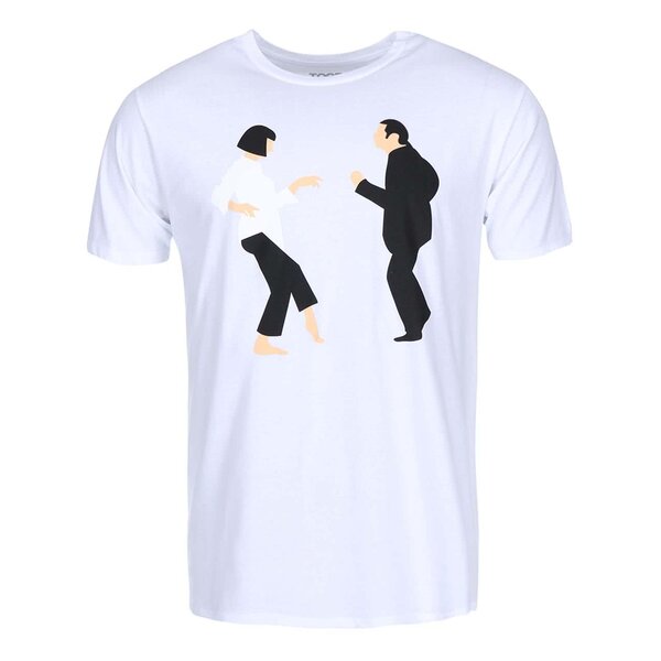 Tricou ZOOT Original Pulp Fiction alb bărbătesc