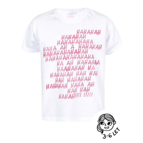 Tricou de fetițe ZOOT Kids alb