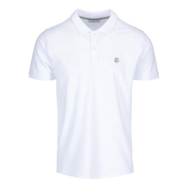 Tricou polo alb Selected Homme Haro