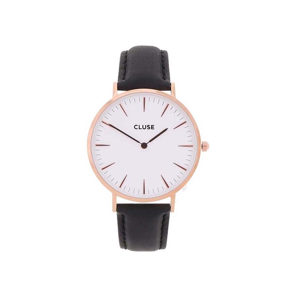 Ceas unisex alb&negru - La Bohème Rose Gold