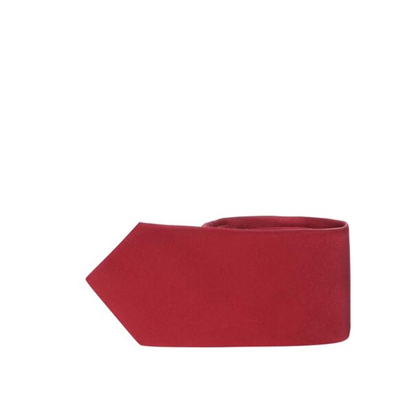 Cravata bordo din matase - Selected Homme Plain