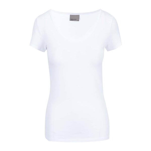Tricou alb basic VERO MODA Maxi My