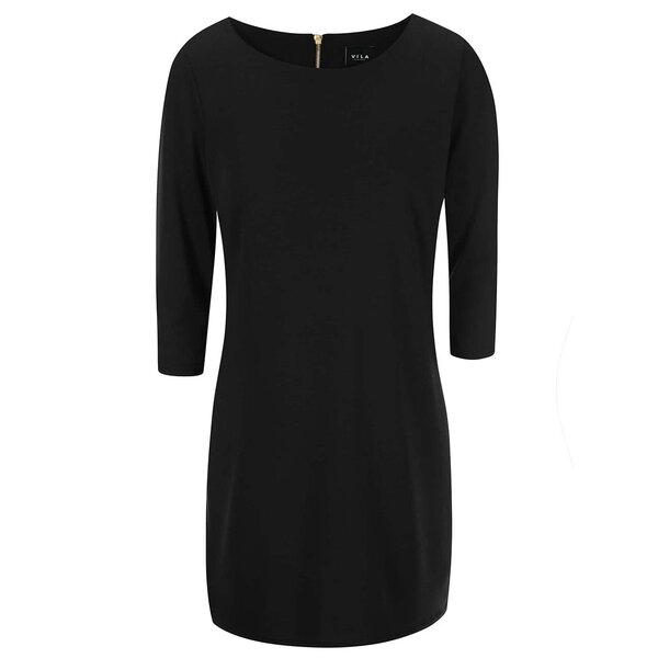 Rochie neagra cu fermoar VILA Tinna