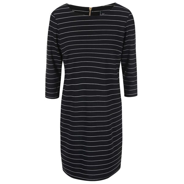 Rochie neagra în dungi VILA Tinna - negru