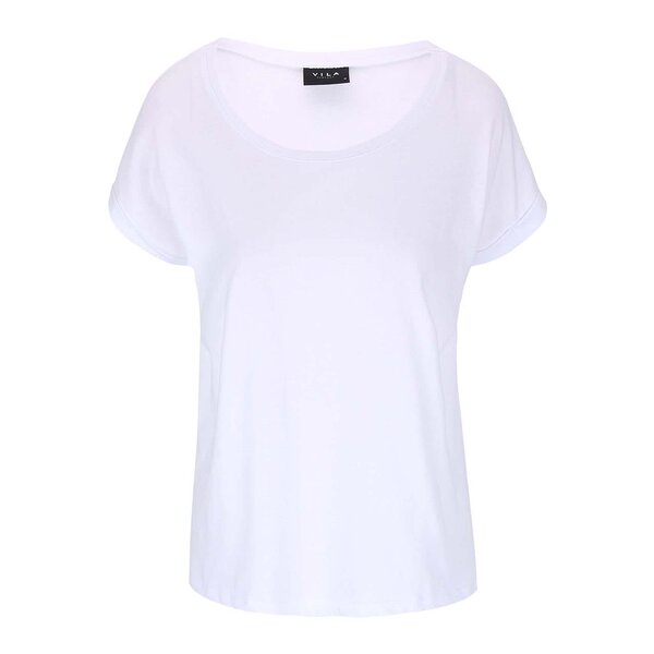 Tricou de damă supradimensionat VILA Dreamers - alb