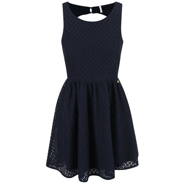 Rochie bleumarin ONLY Line Fairy din dantelă