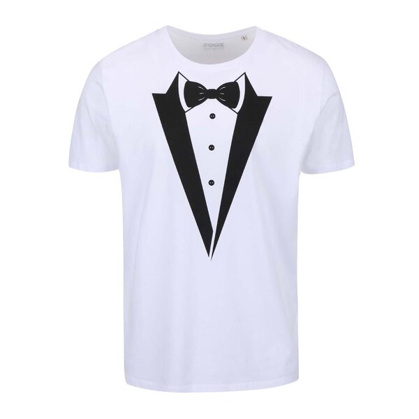 Tricou bărbătesc alb cu imprimeu ZOOT Original