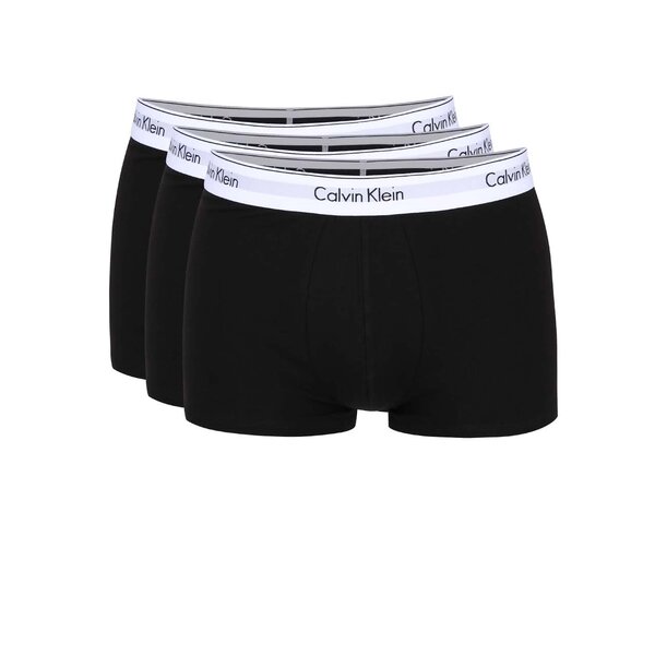 Set 3 perechi boxeri negri - Calvin Klein