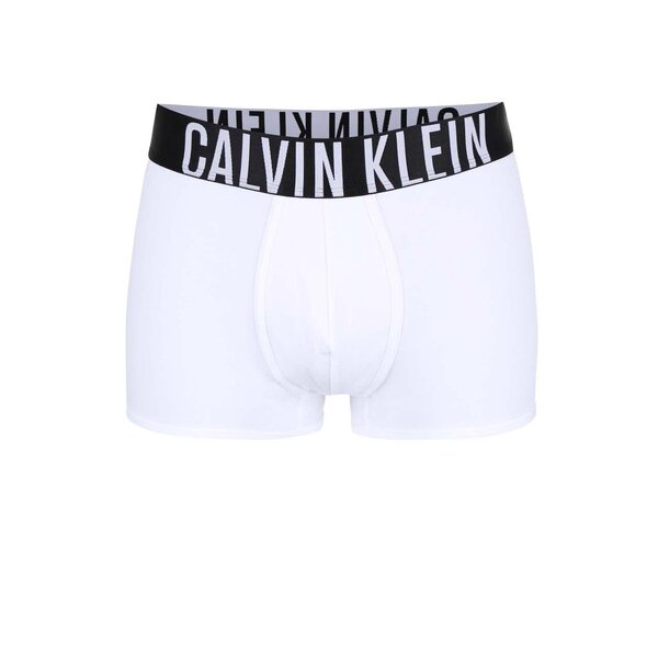Boxeri albi cu elastic in talie si logo pentru barbati - Calvin Klein
