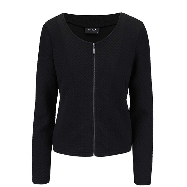 Blazer negru cu textura - VILA Naja