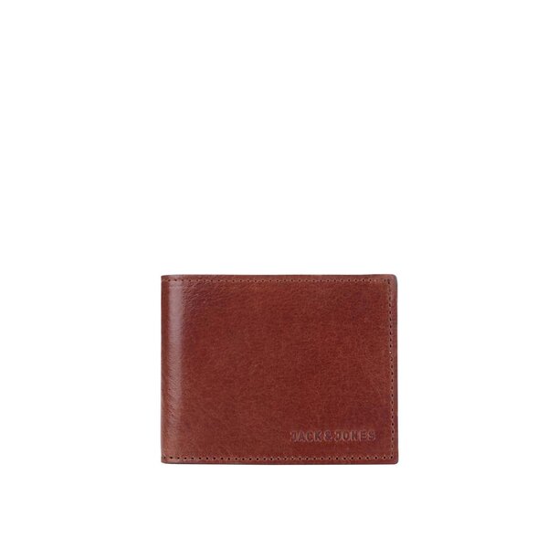 Portofel maro Jack & Jones Denim din piele