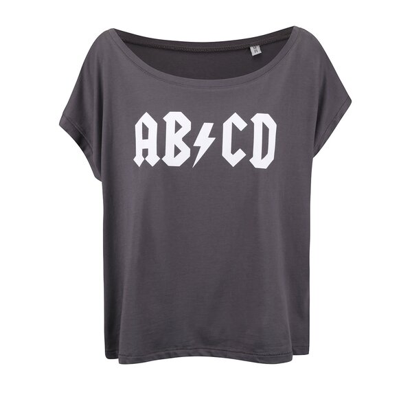 Tricou gri din bumbac pentru femei - ZOOT Original ABCD
