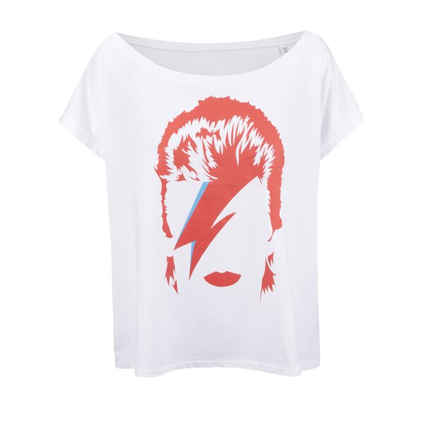 Tricou alb din bumbac organic - ZOOT Originál Bowie