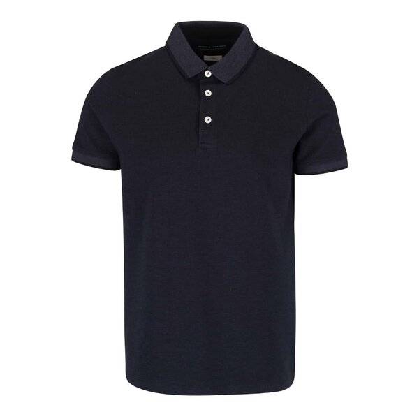 Tricou polo albastru ultramarin Jack & Jones Paulos din bumbac