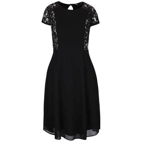 Rochie neagră Dorothy Perkins cu dantelă