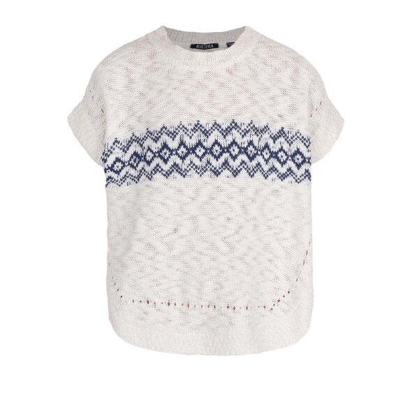 Tricou din bumbac Blue Seven alb