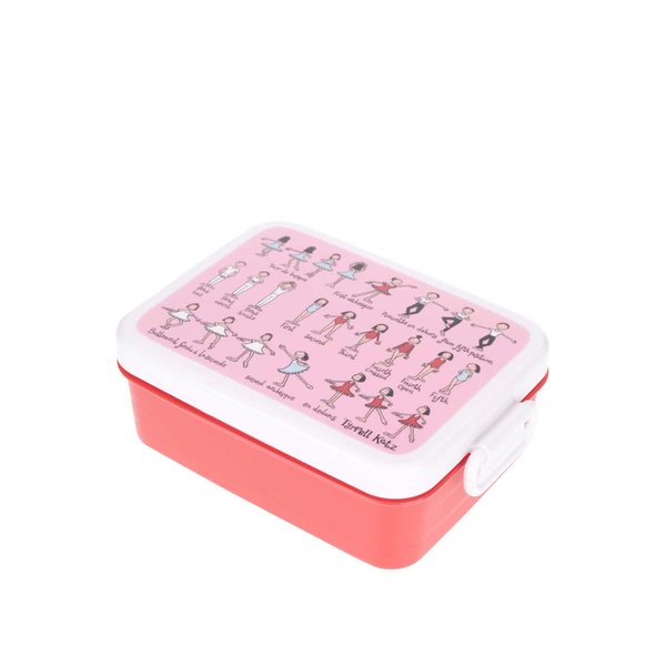 Cutie pentru gustări roz-roșu Tyrrell Katz Ballet pentru fete