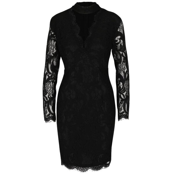 Rochie neagră AX Paris din dantelă