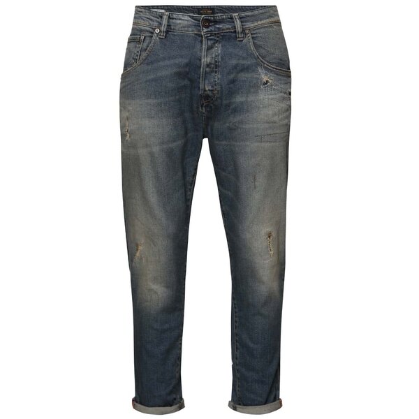 Blugi albaștri regular fit Jack & Jones Frank