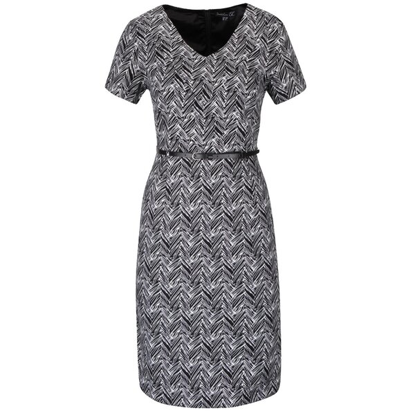 Rochie neagră cu imprimeu Smashed Lemon