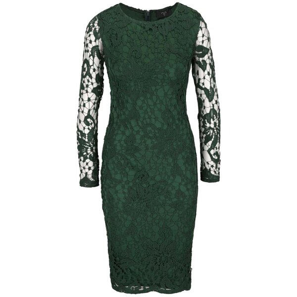 Rochie verde AX Paris din dantelă