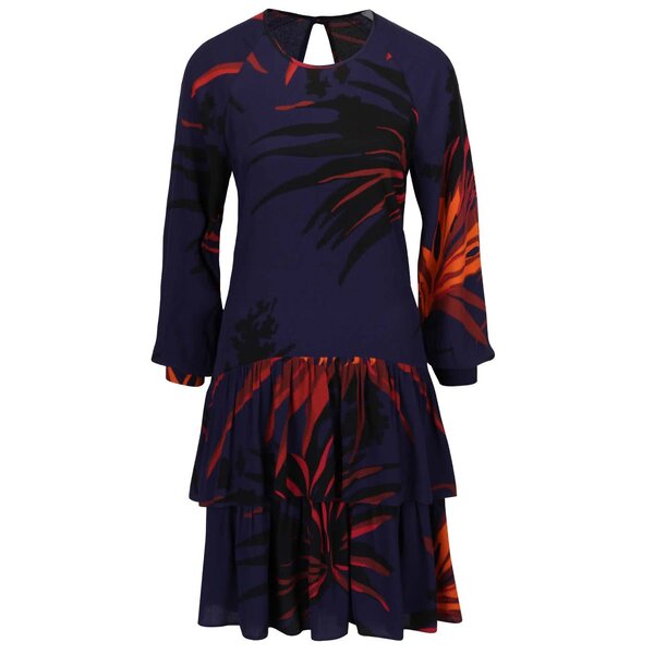 Rochie multicoloră Closet cu volane
