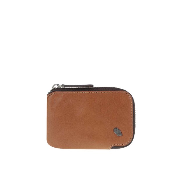 Portofel mic maro deschis din piele - Bellroy Card Pocket