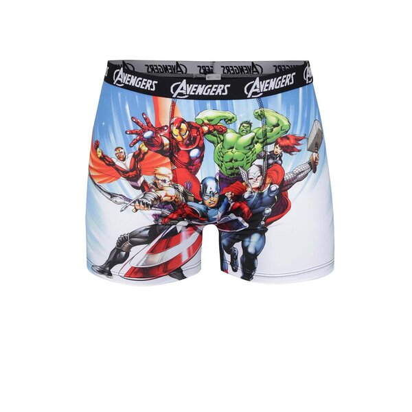 Boxeri albastri cu imprimeu - Avengers