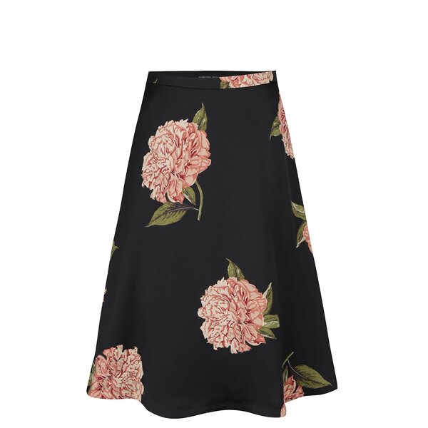Fustă neagră Dorothy Perkins cu model înflorat